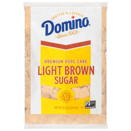 Domino Light Brown Sugar, 2 Pound, 12 Per Case